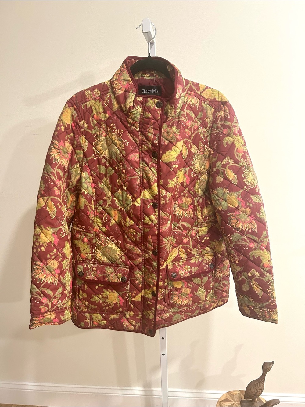 Quilted Floral Jacket